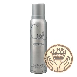 desodorante ciel crystal aerosol 186cm3