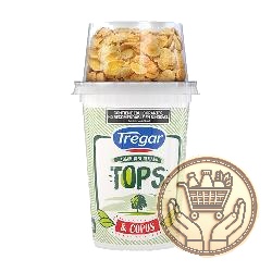 yogur descremado tregar con copos de maíz 164grs