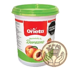 mermelada orieta durazno reducida en calorías pote 420grs