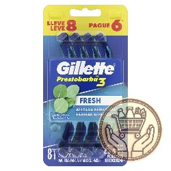 afeitadora descartable gillette prestobarba fresh 8uni