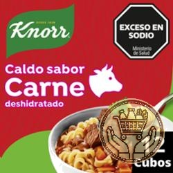 caldo en cubos knorr carne deshidratado 114grs