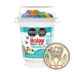 postre ilolay kids vainilla con confites 110grs