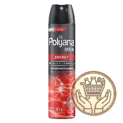 desodorante antitranspirante polyana men energy aerosol 150cm3