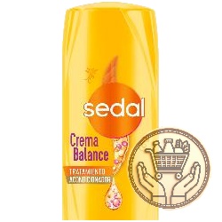acondicionador sedal crema balance 190cm3