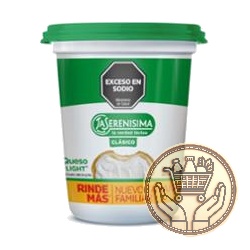 queso crema la serenísima blanco clásico 460grs