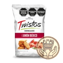 mini tostadas twistos jamón ibérico 155grs