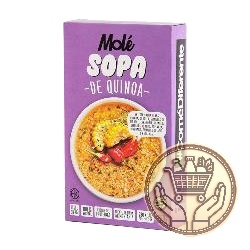 sopa molé de quinoa  120grs