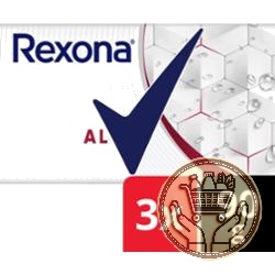 jabón en barra rexona original antibacterial multipack x3 270grs