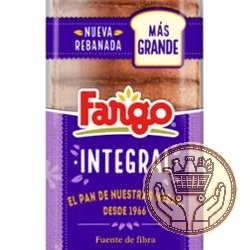 pan de molde fargo integral  400grs