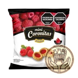 galletitas dulces fachitas mini coronitas frambuesa 140grs