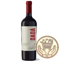 vino tinto dadá merlot n°2 750cm3