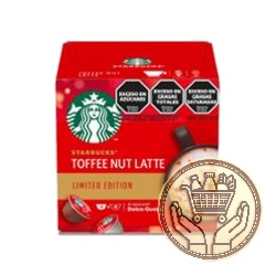 café en cápsulas starbucks toffee nut late 127grs