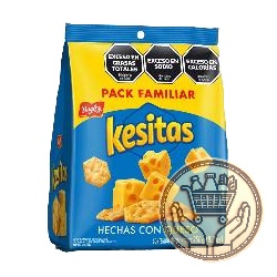 galletitas snacks kesitas sabor queso 250grs