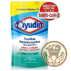 toallitas desinfectantes ayudín aroma fresco 390cm3