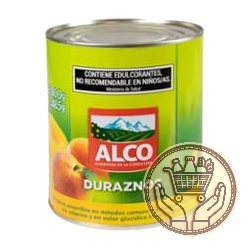 duraznos light al natural alco mitades 800grs