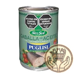caballa puglisi en aceite sin sal agregada 380grs