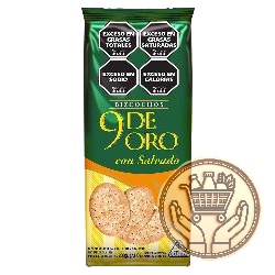 bizcochos 9 de oro con salvado 200grs