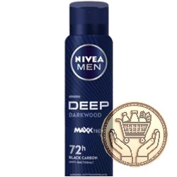 desodorante antitranspirante nivea deep darkwood aerosol 150cm3