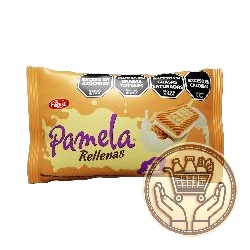 galletitas dulces rellenas pamela vainilla pack familiar x3 291grs