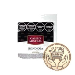 bondiola campo austral feteada envasada 150grs