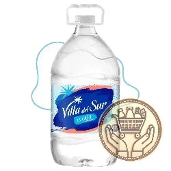 agua de mesa villa del sur bidon 6200cm3