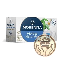 té la morenita mezcla de hierbas naturales x20 20grs