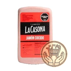 jamón cocido la casona feteado envasado 1kgs