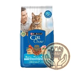 alimento para gatos cat chow adultos pescado y pollo 1kgs
