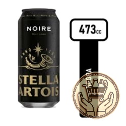 cerveza negra stella artois noire 473cm3