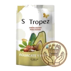 jabón líquido st. tropez aguacate y karité doypack 220cm3