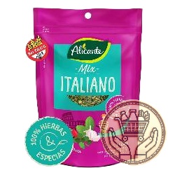 condimento mix italiano alicante 25grs