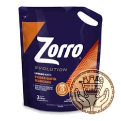 jabón líquido zorro evolution quitamanchas doypack 3000cm3