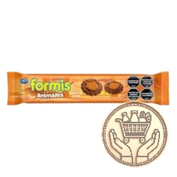 galletitas dulces rellenas formis chocolate y dulce de leche 90grs