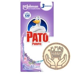 bloque adhesivo pato lavanda 24grs
