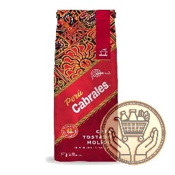 cafe tostado molido cabrales perú  250grs