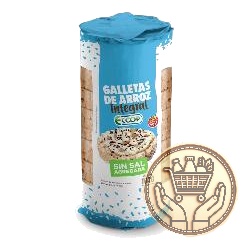 galletas de arroz ecoop integral sin sal agregada 100grs