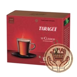 té negro taragüi clásico saquitos ensobrados x50 100grs