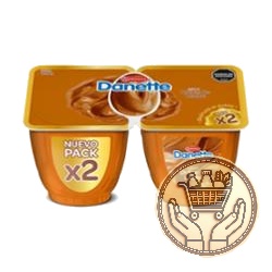 postre danette sabor dulce de leche x2 190grs