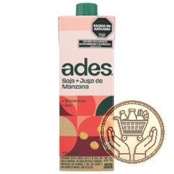 ades soja + jugo de manzana 1000cm3
