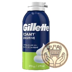 espuma de afeitar gillette foamy sensitive 179cm3