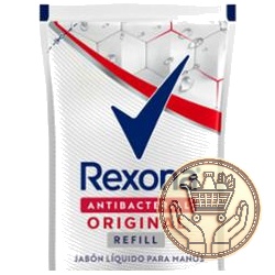jabón líquido rexona antibacterial original recarga 220cm3