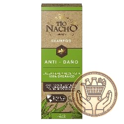 shampoo tío nacho antidaño con aloe vera 415cm3