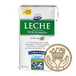 leche larga vida primer precio descremada 1lts