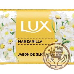 jabón de glicerina lux manzanilla 90grs