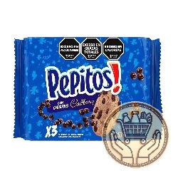galletitas dulces pepitos pack familiar x3 357grs