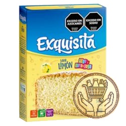 polvo para preparar bizcochuelo exquisita limón 540grs