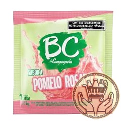 polvo para preparar bebida bc sabor pomelo rosado 7grs