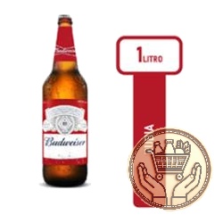 cerveza rubia budweiser retornable 1000cm3