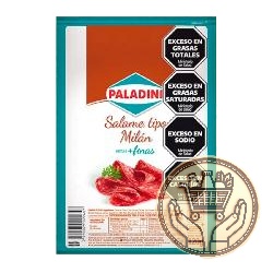 salame tipo milán paladini más finas feteado envasado 120grs
