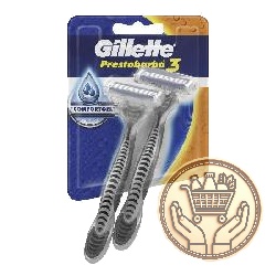afeitadora descartable gillette prestobarba3 2uni